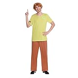 Amscan - Erwachsenenkostüm Shaggy aus Scooby Doo, Oberteil, Hose,...