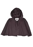 Battle-Merchant Mittelalter Gugel Damen Herren - Schwarz/Braun Larp...