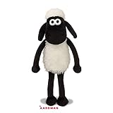 Shaun the Sheep 61173 8-inch Plush Cuddly Toy, Black and White, 8in,...