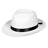 Boland 04372 - Mafia-Hut, Weiß-Schwarz, Unisex, Kopfbedeckung,...