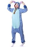 Stitch Onesie Relaxo Kostüm Jumpsuit Tier Relax Kostuem Damen Herren...