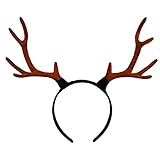 Oblique Unique® Haarreifen Rentier Hirsch Reh Geweih Haarreif in...