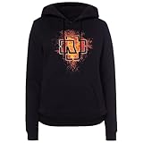 Rammstein Damen Hoodie Lava Logo schwarz, Offizielles Band Merchandise...