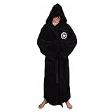 Herrenflanellrobe dick Star Wars Robe Empire Jedi Bademantel Herren...