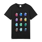 Among Us Tshirt Kinder Jungen, Gamer T-Shirts für Jungen (9-10 Jahre,...