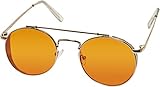 Urban Classics Unisex Zonnebril Chios Sonnenbrille, Gold/Orange,...