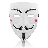 HADSOMUN Guy Fawkes Masken Halloween Maske Hacker Masken - V für...