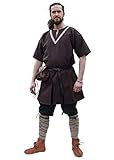 Battle-Merchant Mittelalter Tunika Ailrik | Baumwoll Tunika mit...