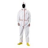 3M Schutzanzug 4565L, Typ 4/5/6, Gr. L, weiss+rot