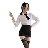 Weibliche Sekretärin Cosplay Kostüm Anime Lehrer Professionelle...