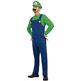 VISVIC Kostüm Super Brothers Klempner, Kostüm mit Bodysuit, Cap und...
