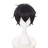 MUZI WIG Anime Cosplay Perücke für Akira Kurusu Kunsthaar Perücken...