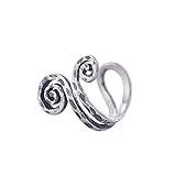 DUAE Ohrstecker Für Damen,Manschetten-Ohrringe 925 Silber...