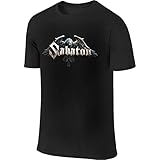 Herren Sabaton Tshirt Kurzarm T-Shirt mit Rundhalsausschnitt Baumwolle...