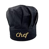 Pet-Jos Chef Kochmütze Unisex Kochmütze aus Baumwolle Küche Hotel...