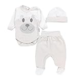 TupTam Baby Kleidung Set Body Strampelhose Mütze Bekleidungsset...