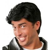 Guirca schwarze Kurzhaar Perücke Herren Herrenperücke schwarz...