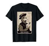 Pest Doktor Pestdoktor Vogelmaske Mittelalter Tarot Seuche T-Shirt