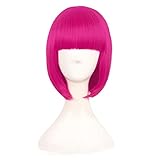 MapofBeauty 12 Zoll/30cm Natürliche Weibliche Kurze Glatte Haare BOB...