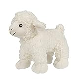 Uni-Toys - Lamm weiß - 19 cm (Länge) - Plüsch-Schaf, Bauernhoftier...