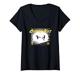 Damen Cobra Kai Headliner T-Shirt mit V-Ausschnitt
