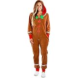Weihnachten Cosplay Jumpsuit Erwachsene Kinder Weihnachten Lebkuchen...