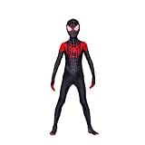 Kinder Spiderman Bodysuit Miles Morales Maske Halloween Cosplay...