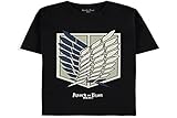 DIFUZED Attack ON Titan - Saison 4 Black - T-Shirt Homme (XL)