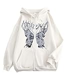 Tomwell Kapuzenpullover für Damen Herren Graphics Harajuku Sweatshirt...