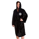 Elbenwald Star Wars Bademantel Imperium Design Herren Damen schwarz