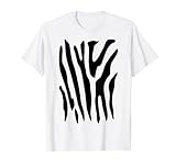 Zebramuster Zebra Streifen Kostüm Zebrastreifen Afrika T-Shirt