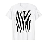 Zebramuster Zebra Streifen Kostüm Zebrastreifen Afrika T-Shirt