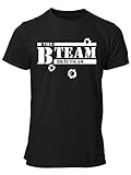 clothinx B-Team mit Schuss Männer JGA Kombi T-Shirt Bio & Fair...