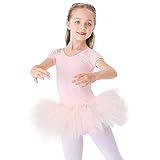 Kinder Ballettkleidung Tütü Ballettkleid Mädchen Baumwolle...
