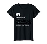 Vorname Definition Lustiges Namensgeschenk Eva T-Shirt