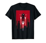 Marvel Iron Man in Flight Deco Art Style Graphic T-Shirt