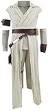 Kinder Rey Cosplay Kostüm Mädchen Jedi Robe Ritteruniform Outfit...