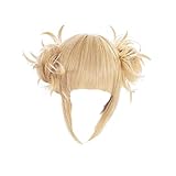 GZIRUE Himiko Toga Cosplay Blond Perücke Haar Anime My Hero Cosplay...