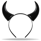 Hatstar Teufelshörner Haarreif schwarz | Teufelsohren Devil Ears |...