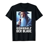 Gönndalf der Blaue - lustiger Biertrinker Bier Spruch Männer T-Shirt