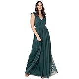 Maya Deluxe Damen Maya Deluxe Ruffle Shoulder Maxi Dress...