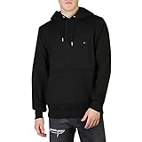 Tommy Hilfiger Herren Kapuzenpullover, Schwarz, M