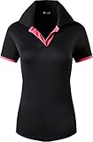 jeansian Damen Sport Polo Tee Shirt Poloshirts Tshirt T-Shirt Kurzarm...