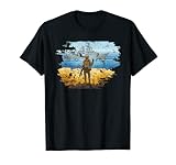 Ukraine Briefmarke Kriegsschiff T-Shirt