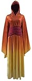 Faonny Wars Padme Amidala Kostüm Kleid mit Kapuze Halloween Cosplay...