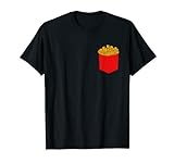 Pommes Frites in einer Tasche Logo Pommes Frites Liebhaber T-Shirt