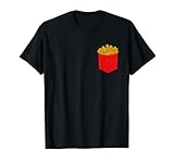 Pommes Frites in einer Tasche Logo Pommes Frites Liebhaber T-Shirt