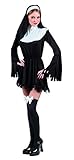 Boland 83817 - Kostüm Set Sexy Nonne, Schwarz-Weiß, Größe M,...
