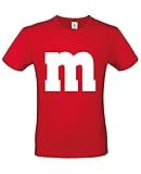 Shirt-Panda Unisex T-Shirt · M&M · Gruppen Kostüm · Karneval Shirt...