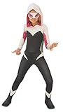 Rubies Spider Gwen Classic Kostüm für Mädchen, Jumpsuit mit Kapuze,...